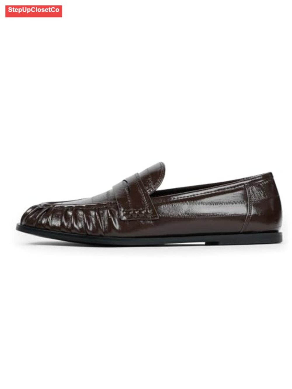 Women's Penny Loafers Faux Leather Slip-On Comfort Flats